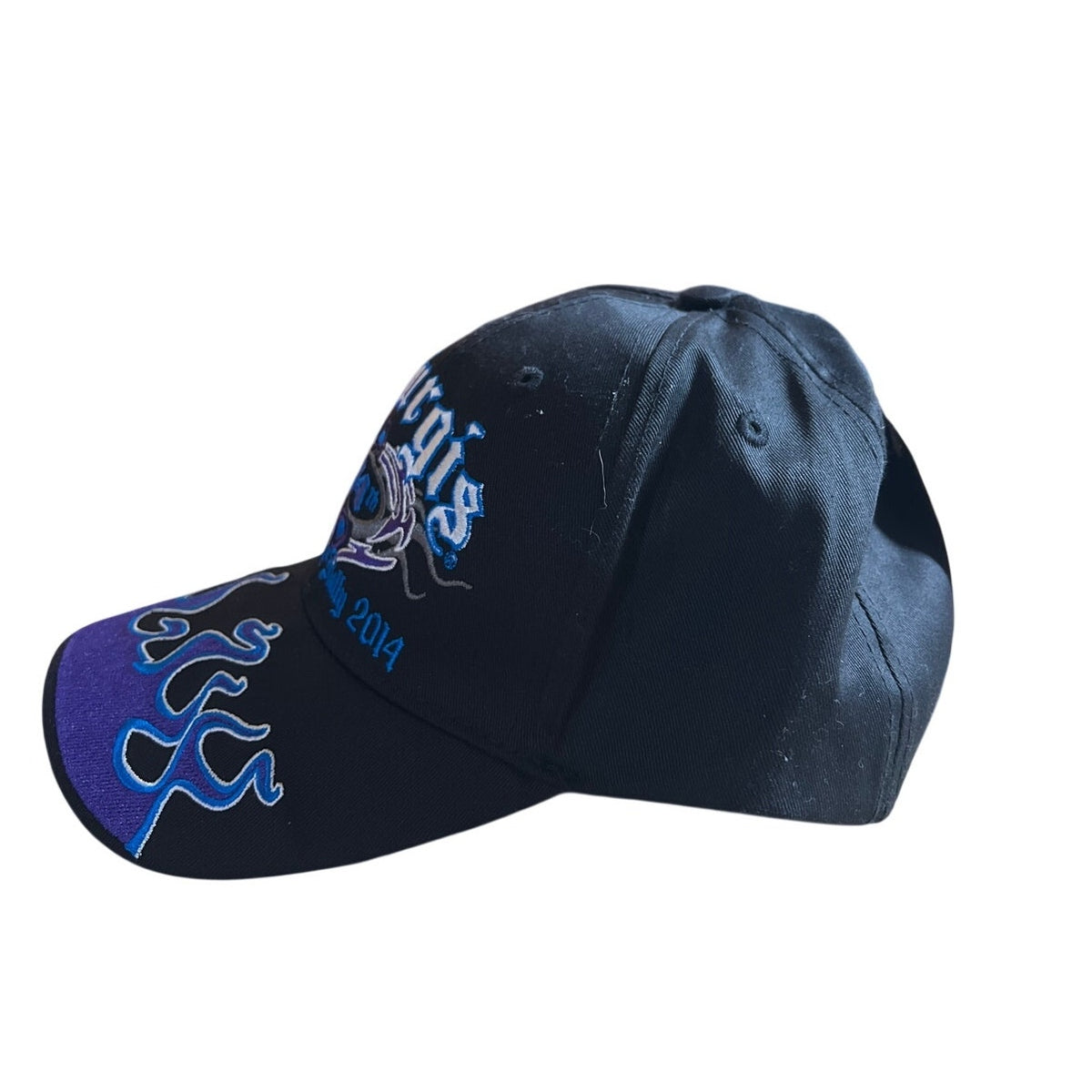 NWT Sturgis 74nd Rally 2014 Black Hat Strap Back One Size Fits All