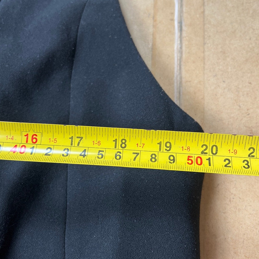 Leith For Nordstrom Long Black Vest Size Large