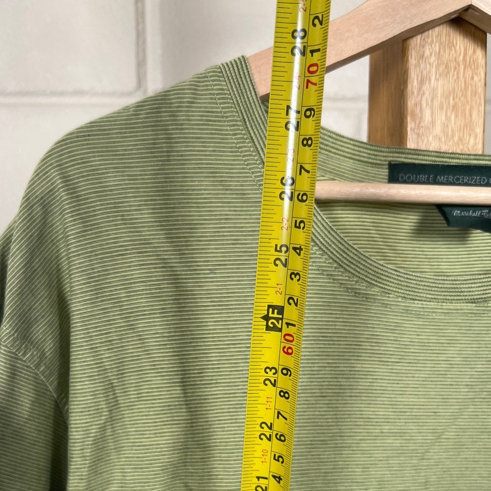 Marshall Field's Double Mercerized Cotton Size Large 100% Green