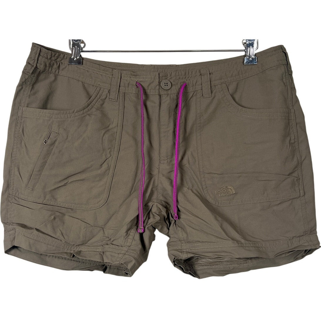 The Northface Military Women's Shorts Brown Size 14 Mini