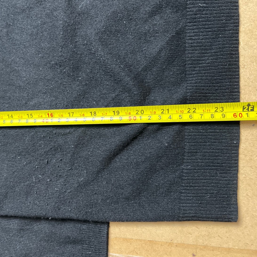 Talbots Pure 100% Cashmere Crew Neck Sweater Women's Size L Black