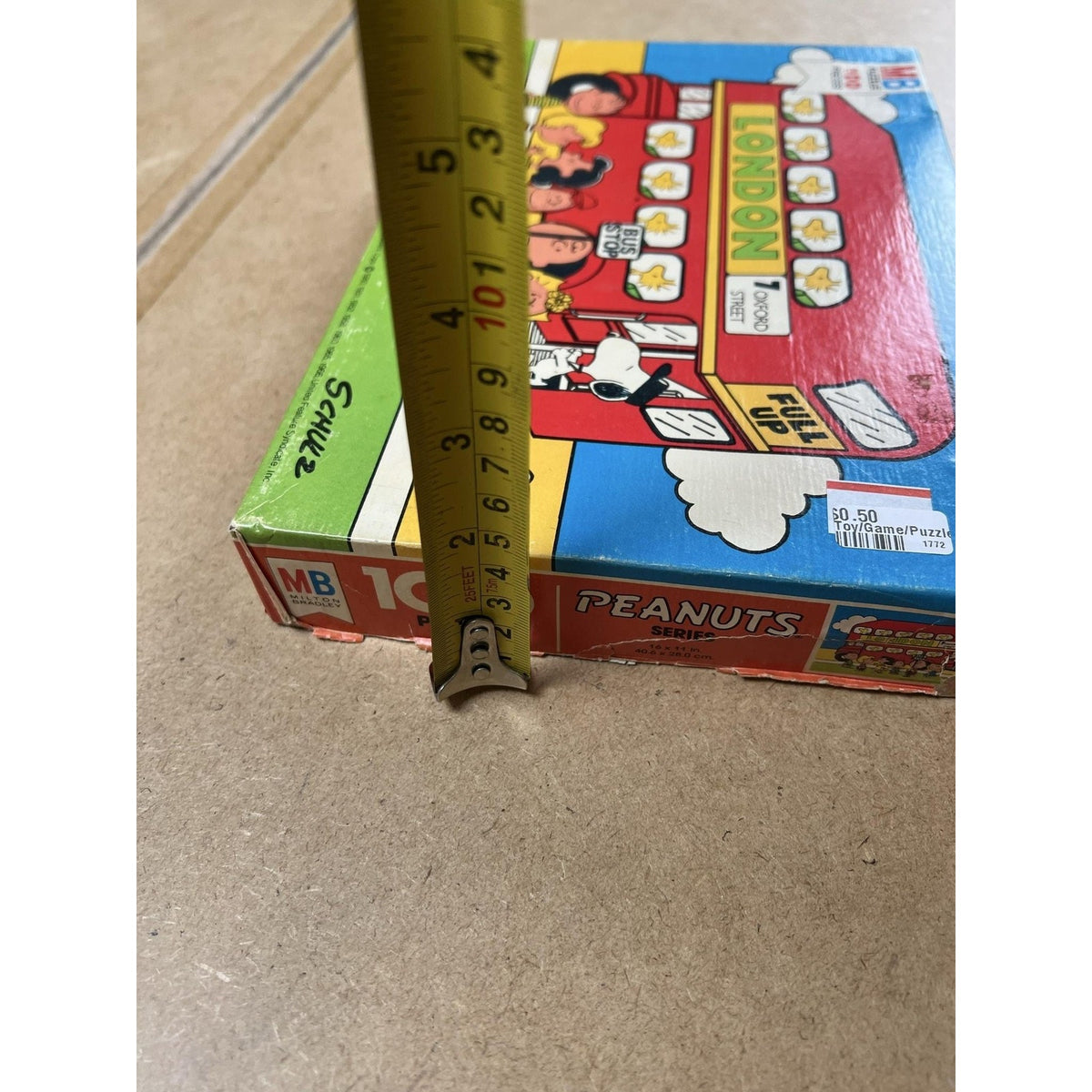 MB Puzzle 100 Pieces Smurf Boxed Jigsaw 16 X 11 In 40.6 X 28.0 Cm Loose Pieces