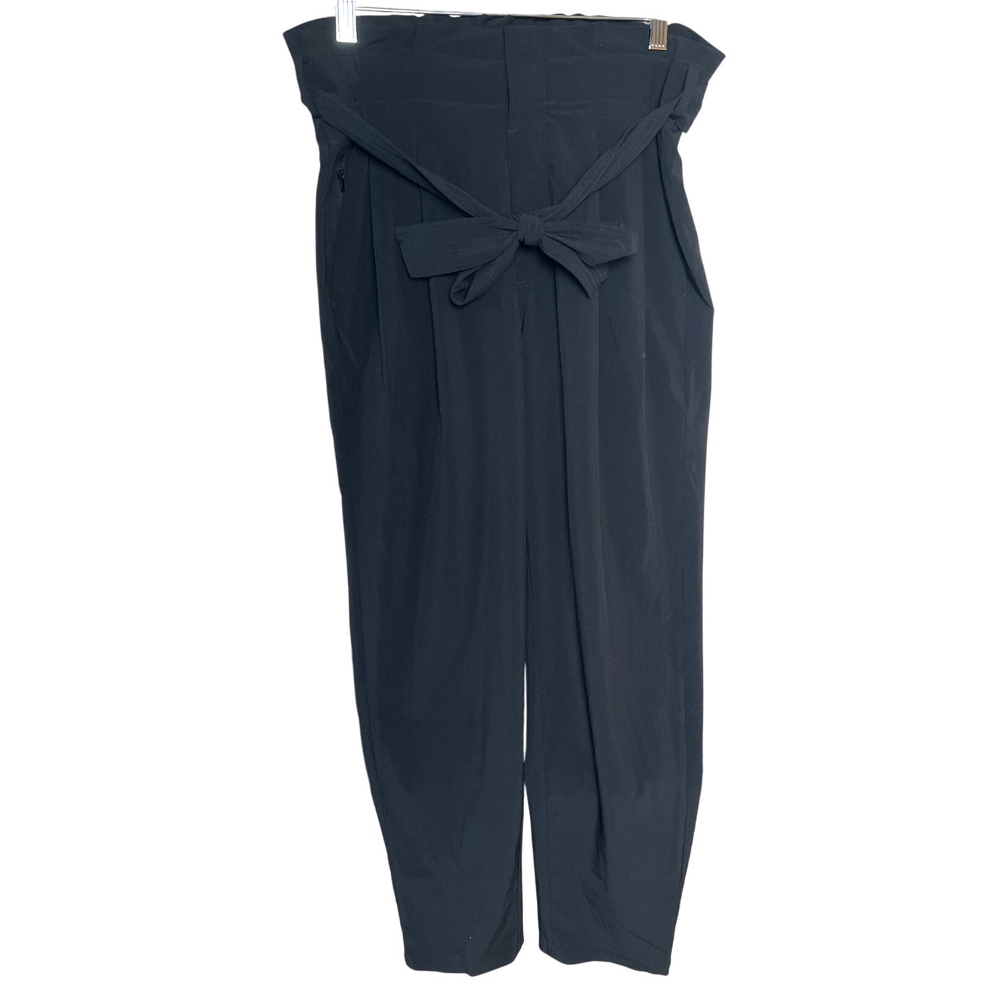 Athleta Skyline Pants II Size 6 Womens Tie Waist Travel Black