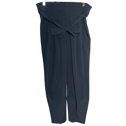 Athleta Skyline Pants II Size 6 Womens Tie Waist Travel Black