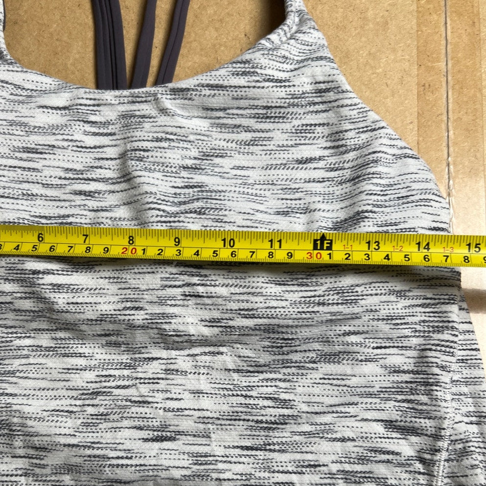 Lululemon Moment To Movement 2 In 1 Tank Heather Gray Size 6