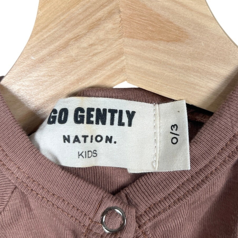 Go Gently Nation Kids 0/1 Snap Down Romper