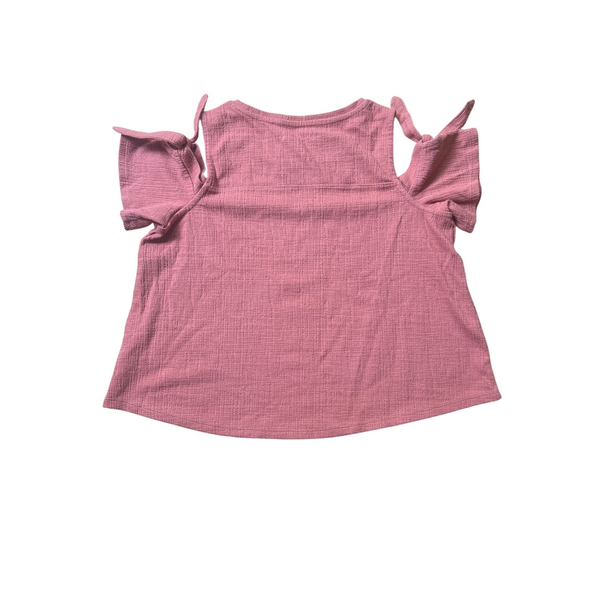 Madewell Skylark Cold Shoulder Top Women's XS Pink Orange