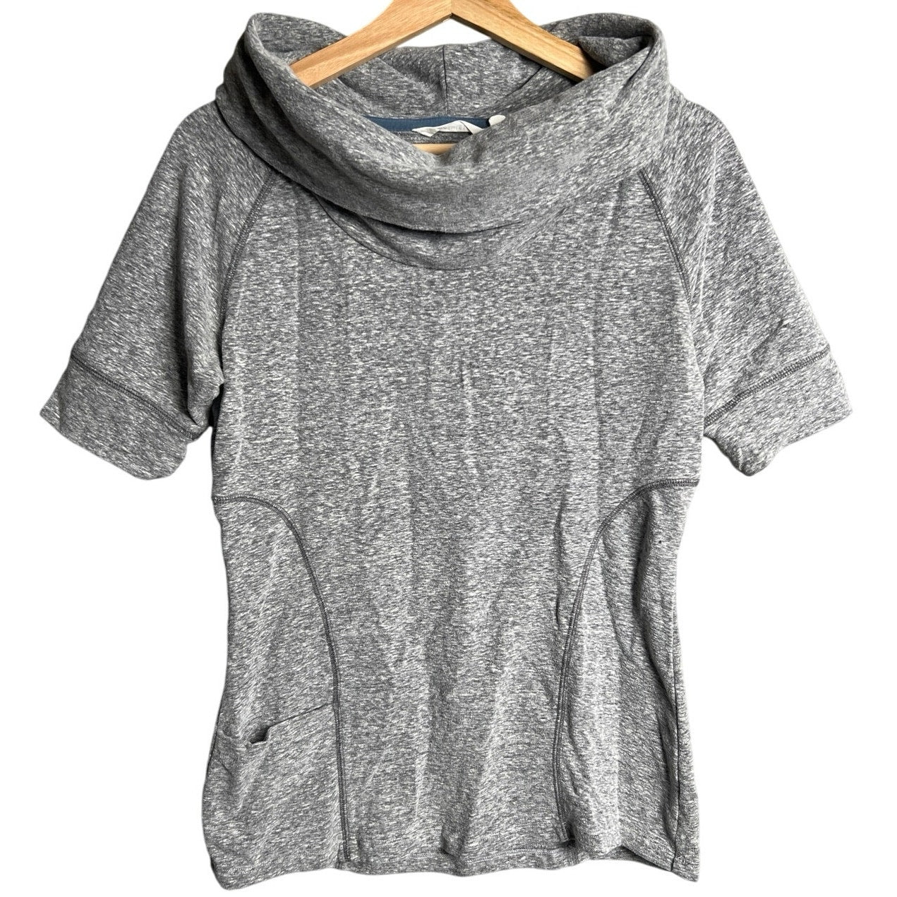 Athleta Size Small Workout Athletic Tunic Cowl Neck Women’s Sweater