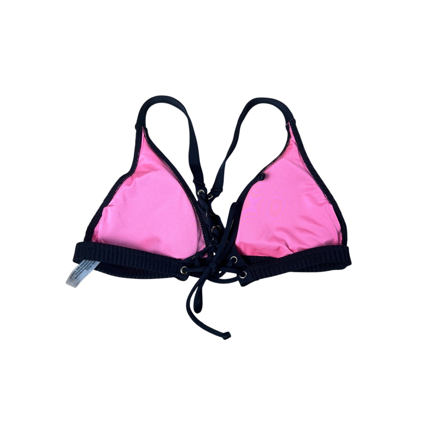Pink Victoria Secret Black Swim Top Size S
