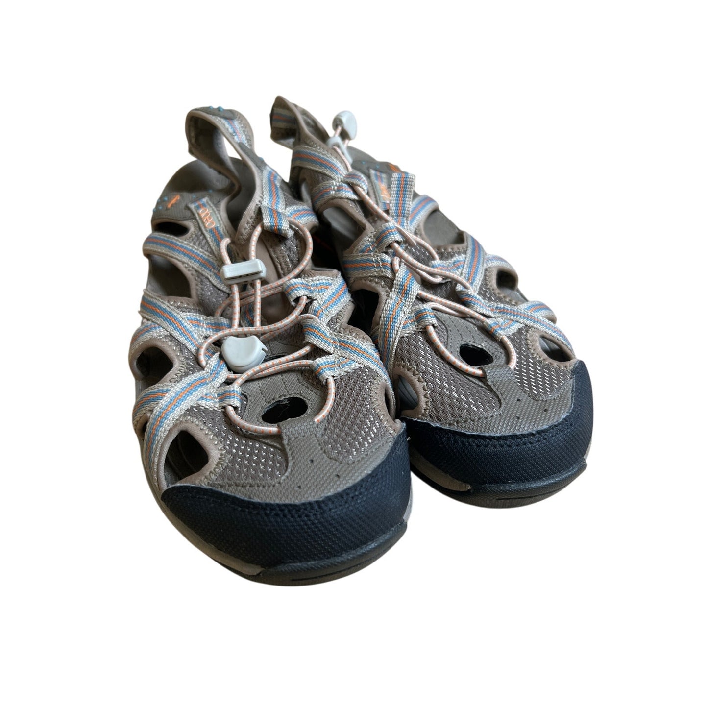 Abeo Gray and Orange  Sandals W 12 1/2