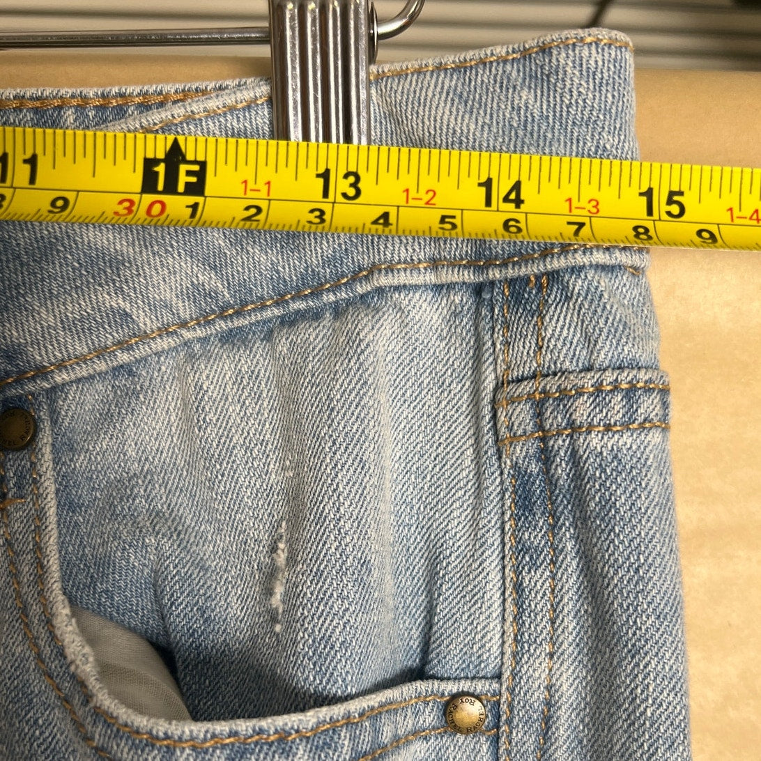 Rachel Roy Denim Boyfriend Size 27 Distressed Jeans 100% Cotton