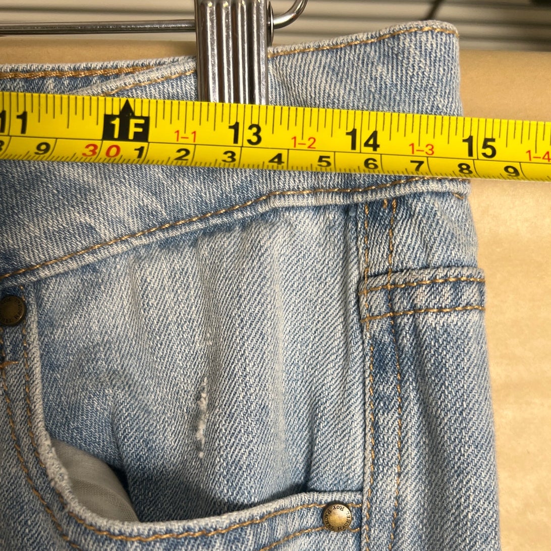 Rachel Roy Denim Boyfriend Size 27 Distressed Jeans 100% Cotton