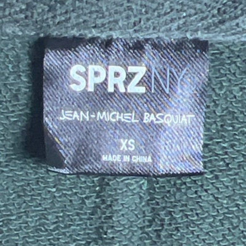 Jean Michel Basquait New York Sweatshirt Big Logo Mens S