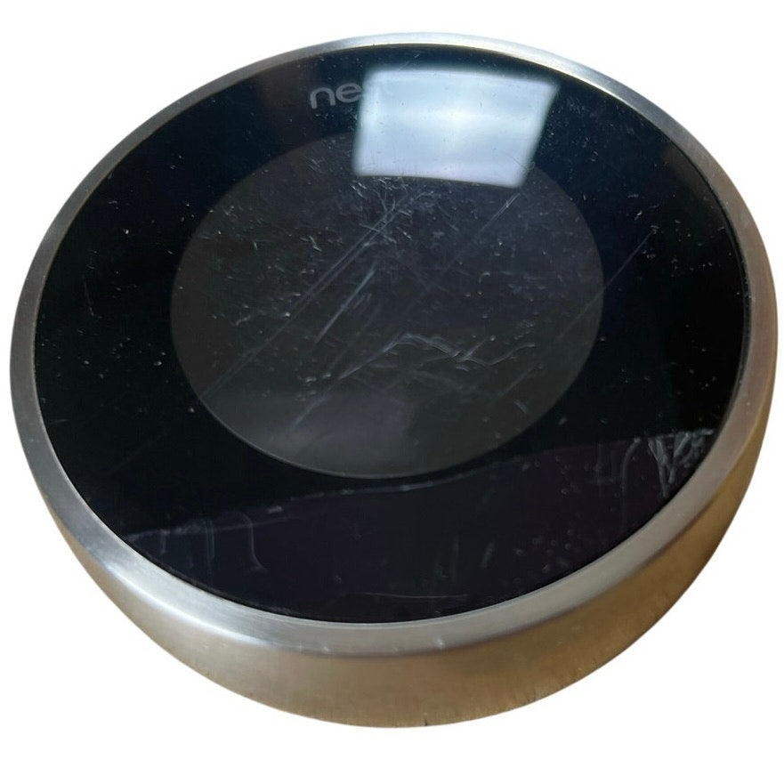 Nest Thermostat Round Smart WiFi Silver Display Unit Only Made In China