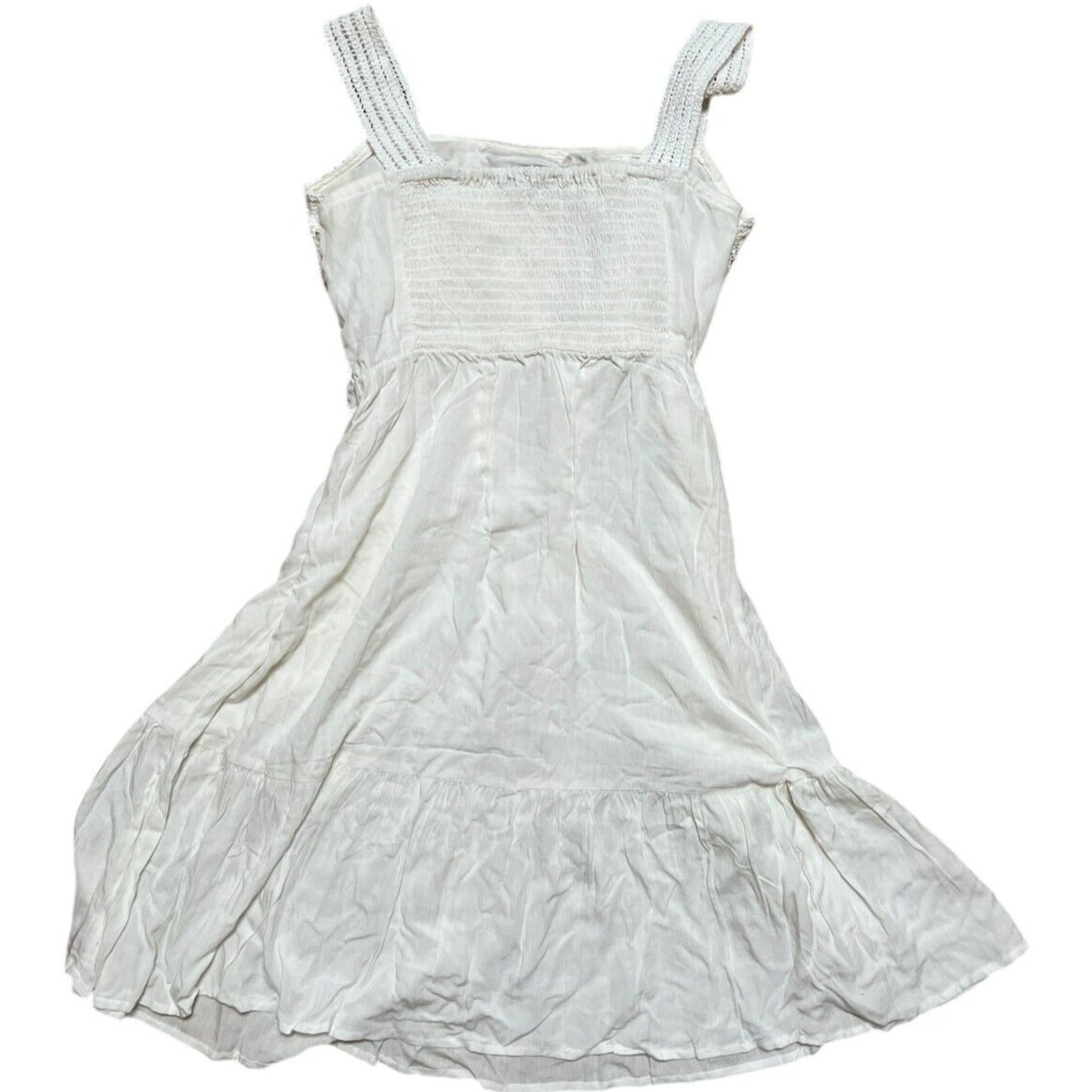 Muke oneplus White Sundress Circular Patterned Large L