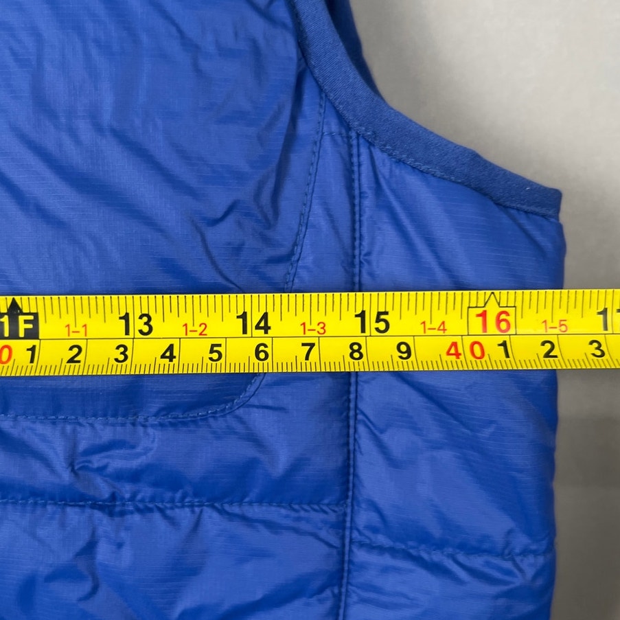 Vineyard Vines Blue Zip Up Puffer Vest 100% Nylon kids XL