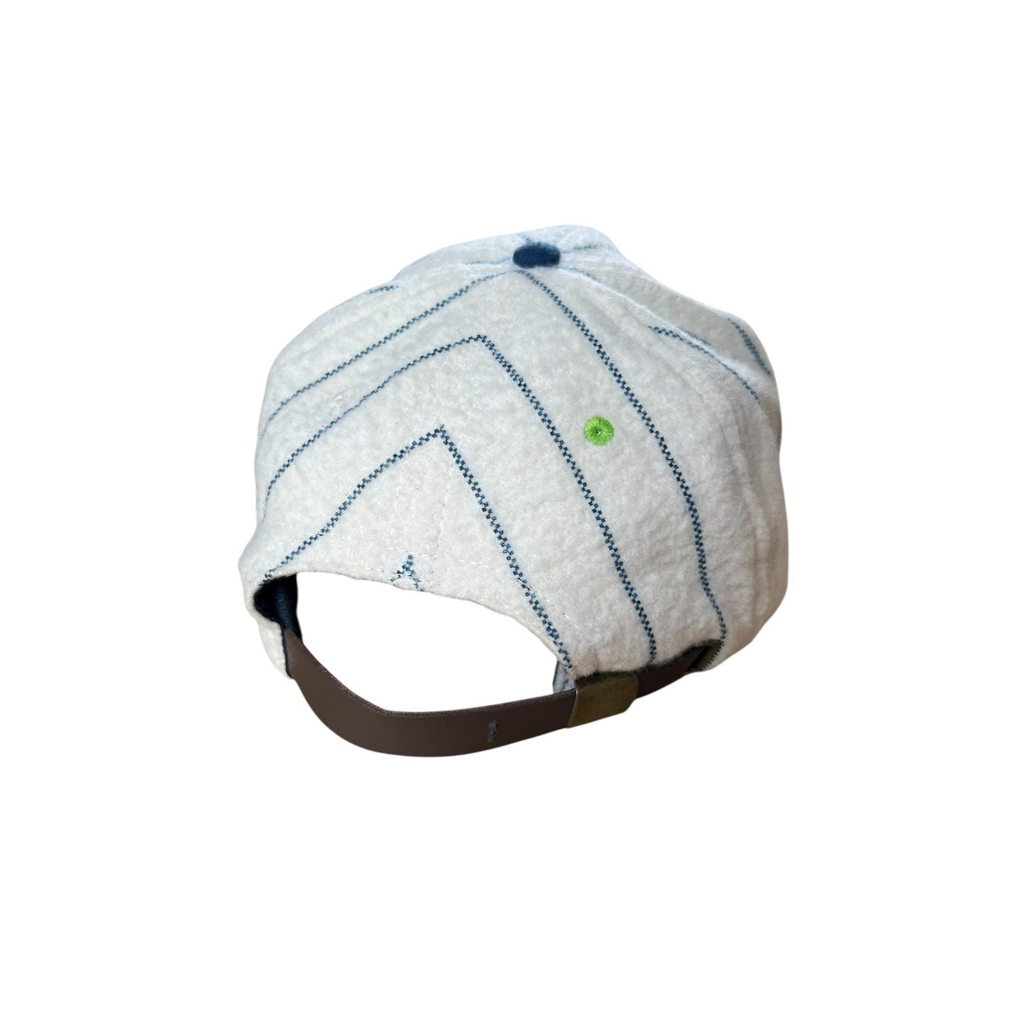 William Murray Hat Cap Strap Back Mens One Size Blue White Golf Pinstripe Plaid