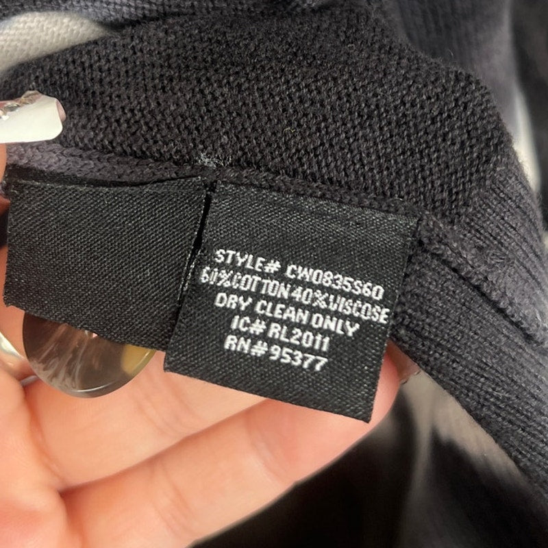 NWT Sanctuary Black Tie Dye Long Cardigan Women's Size S