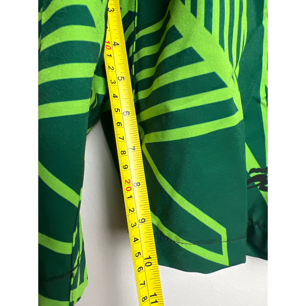 Podiumwear 000 Size XS Cycling Shorts Long Bermuda Mens Green
