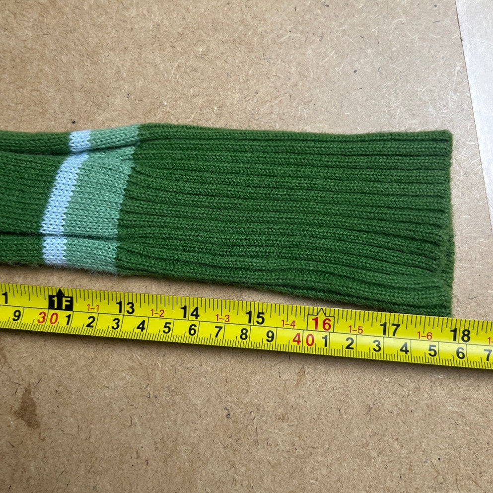 The Myth Of Jade Green Hooded Striped Knit Long Sleeve Size XS