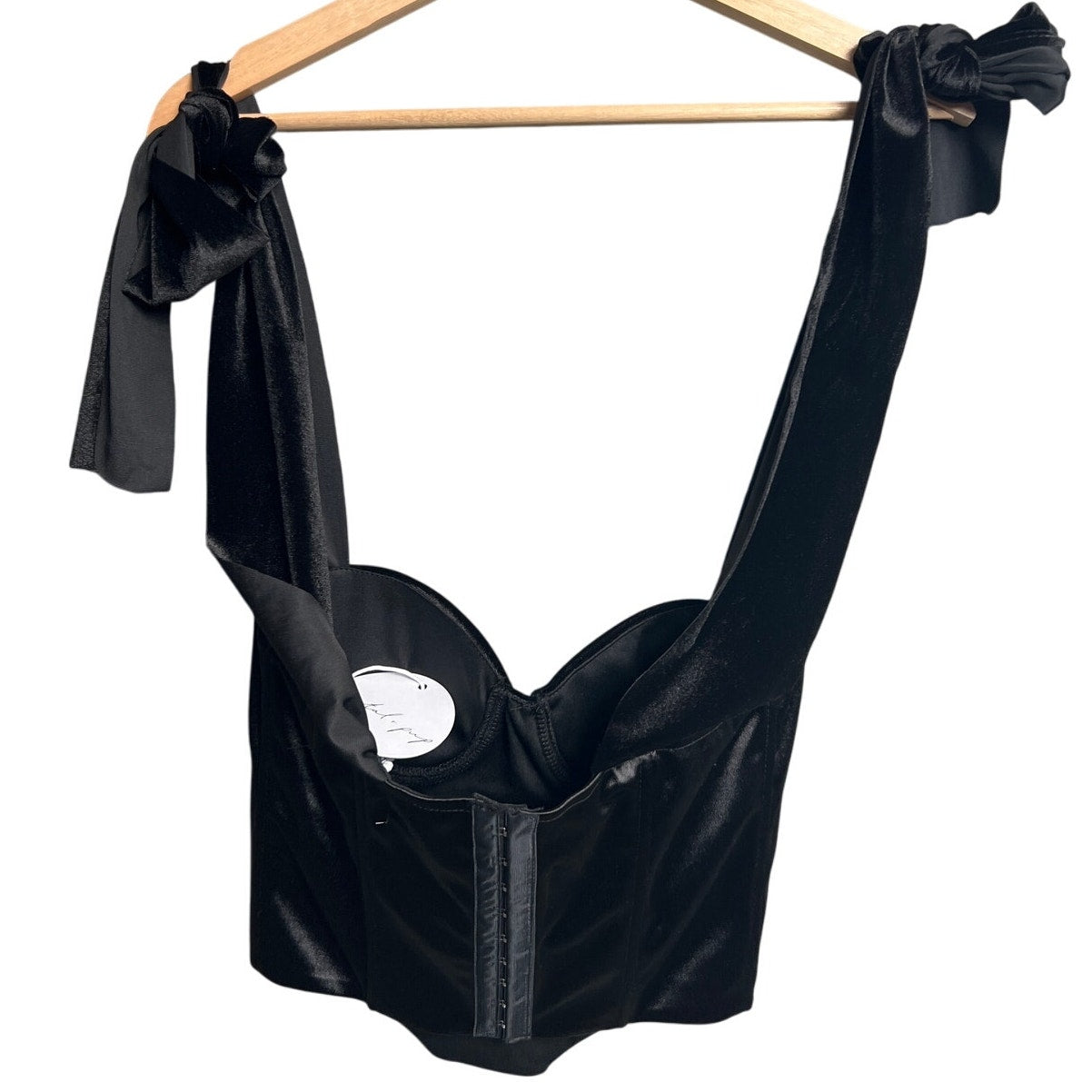 Petal + Pup NWT Size Small Black Velvet Women's Top