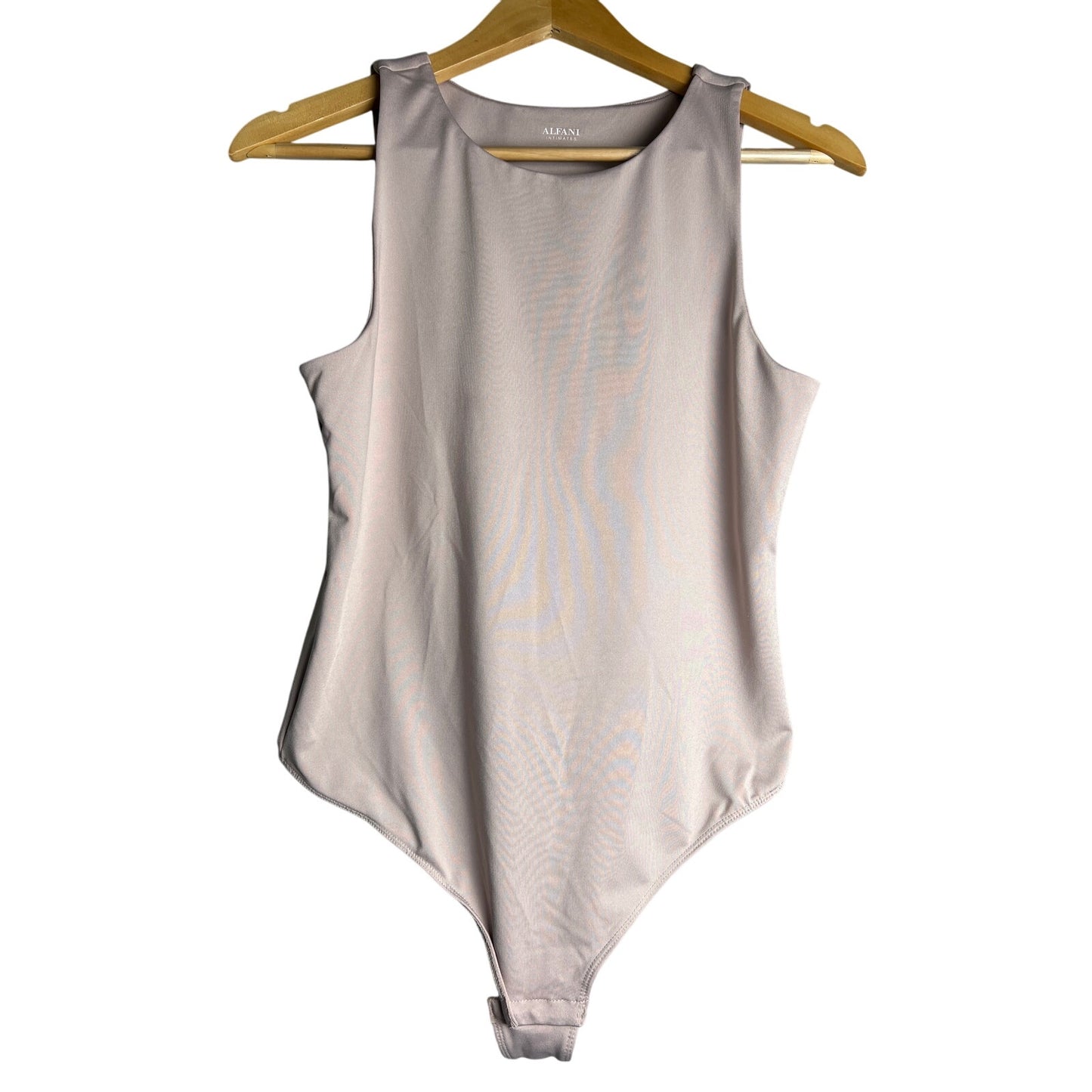 Alfani Intimtate Large Polyester High Neck Thong Bodysuit