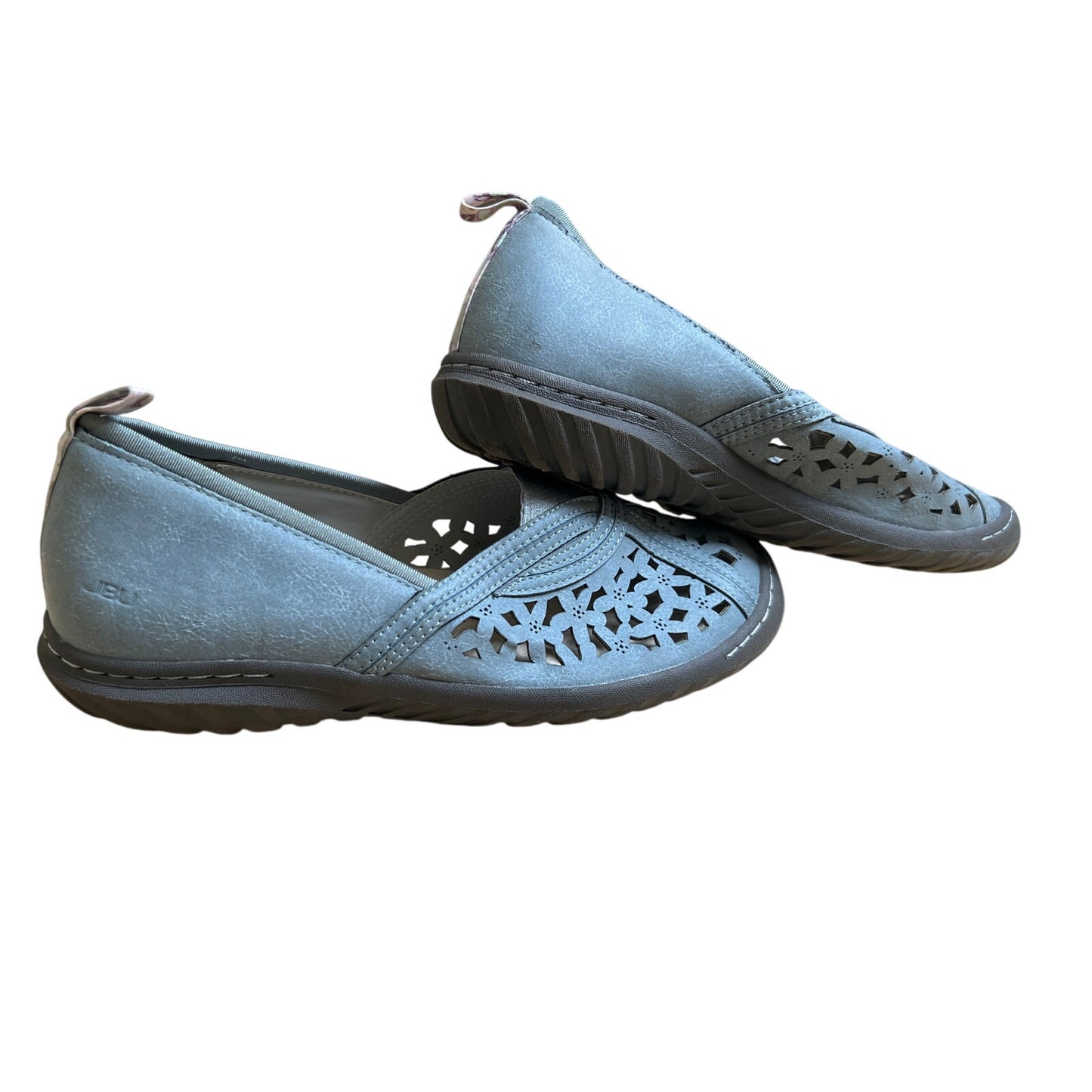 JBU by Jambu light denim blue Pecan All Terra Traction Slip-On Flat Size W 8.5