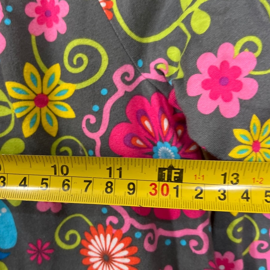 Hanna Andersson 130 Girls Bright Dress Floral Long Sleeve