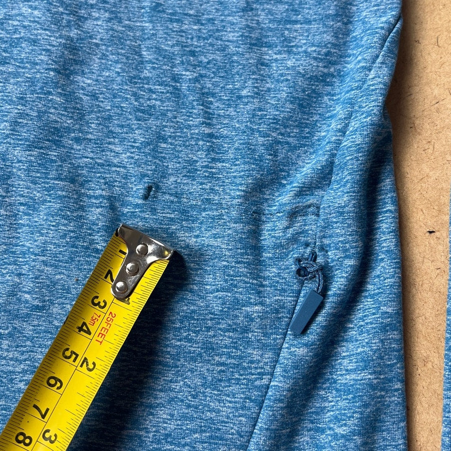 Lululemon Blue Surge Warm 1/2 Zip Long Sleeve Shirt Mens L