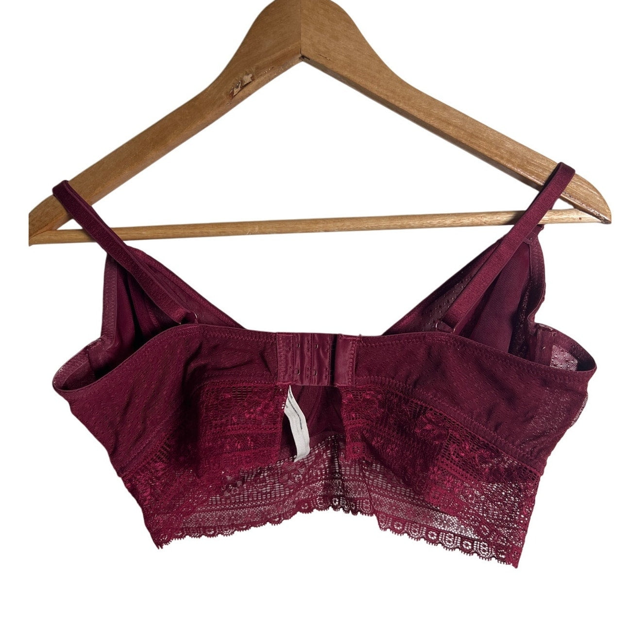 Free People Maroon Intimately Underwire Bra Size 36DD