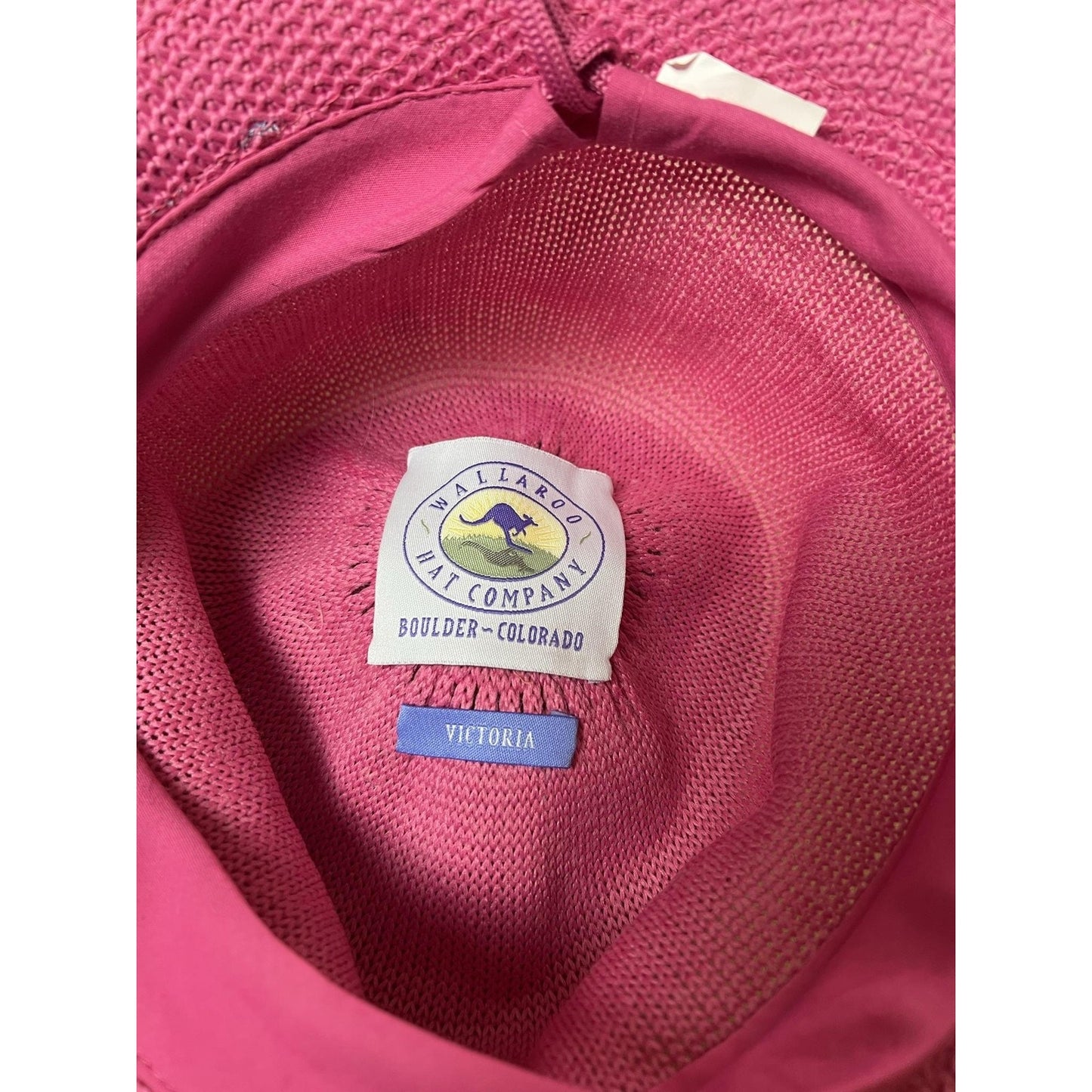 Wallaroo Hat Company Sun Hat Womens One Size Pink Victoria Wide Brim Beach
