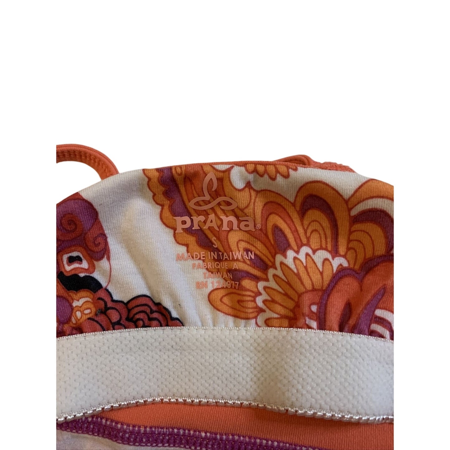 PrAna Breathe Kaley Tunic Top Claret Flower Power Strappy Womens Small S - EUC