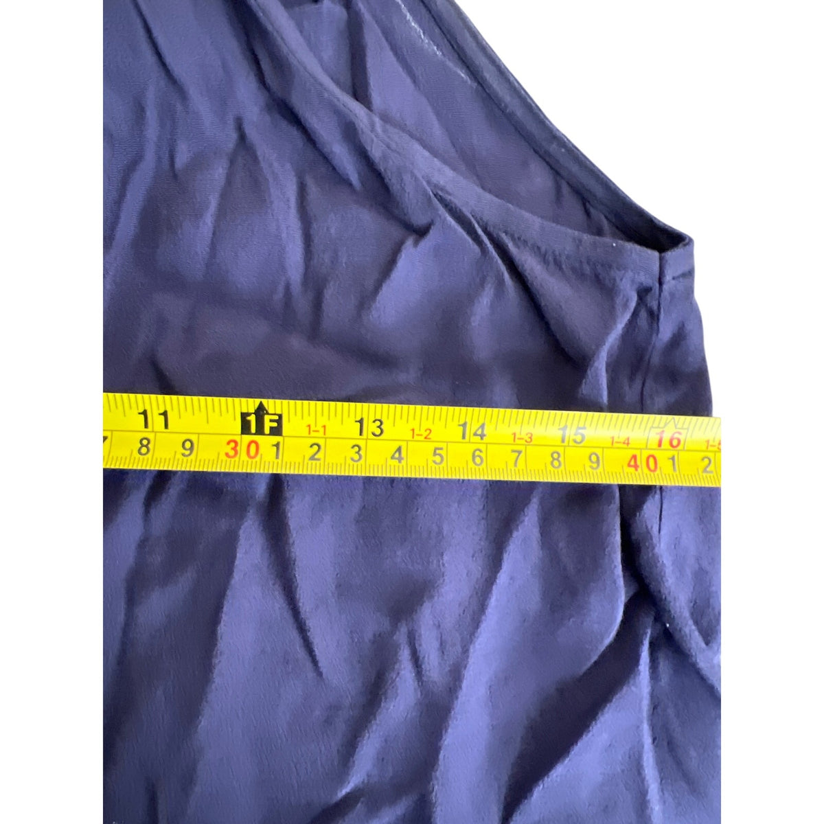 BLQ Size 1 US Women's Sizes 8 - 12 Blue Rayon Women's Top