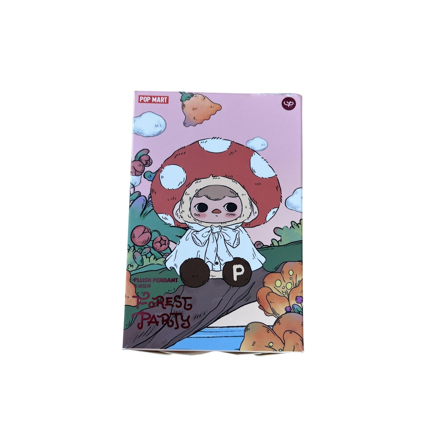 POP MART PUCKY Forest Party Vinyl Plush Pendant Blind Box Pink Made In China