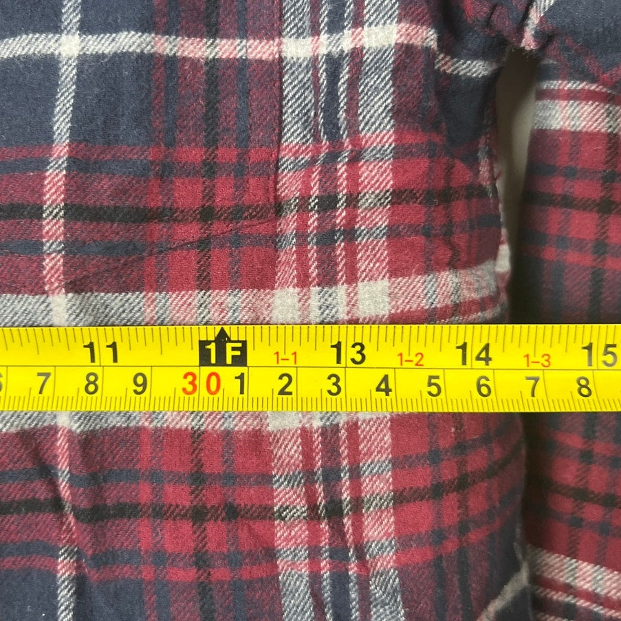 NWT Peek Small S 6 7 Aiden Plaid Flannel Button Down Outerwear