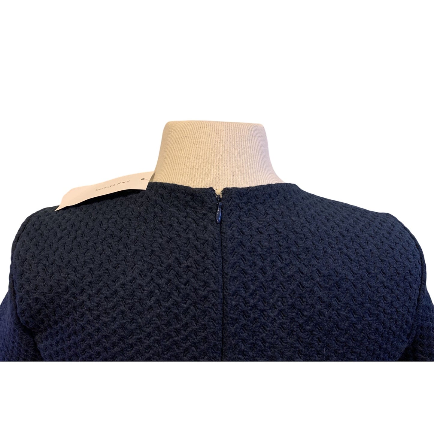 NWT Ann Taylor Blue short sleeve v-neck sweater shirt Size XS