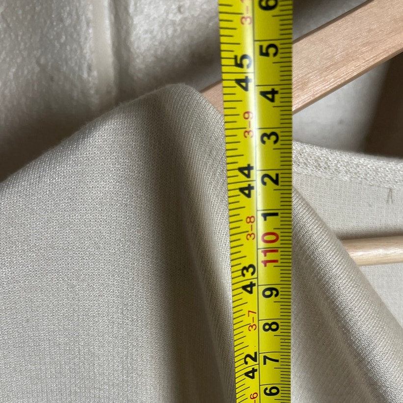 St. John Size 16 Women's Wool/Rayon White Dress Draped Neck Sleeveless