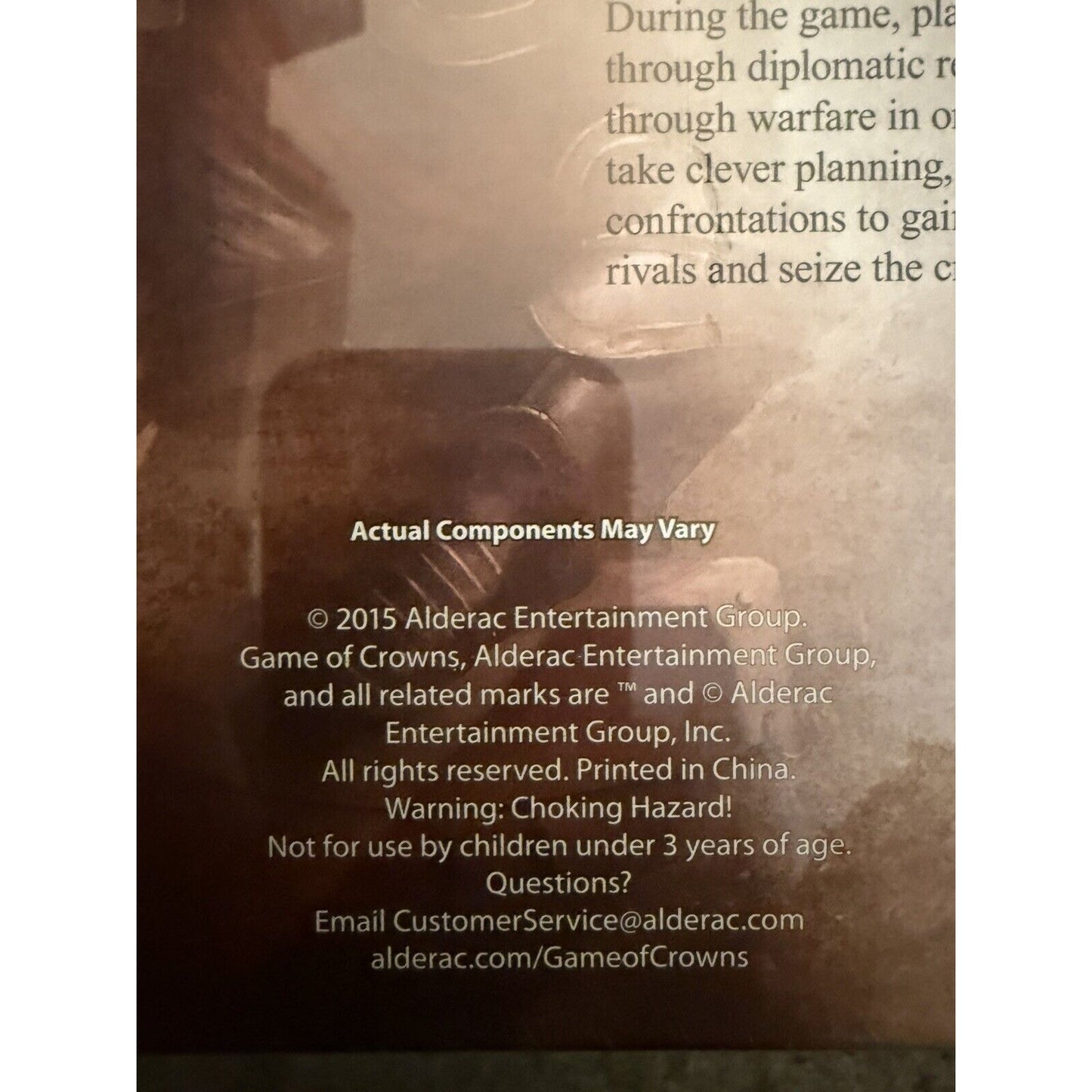 Game Of Crowns Board Game New A Game of Diplomacy & Betrayal Sealed