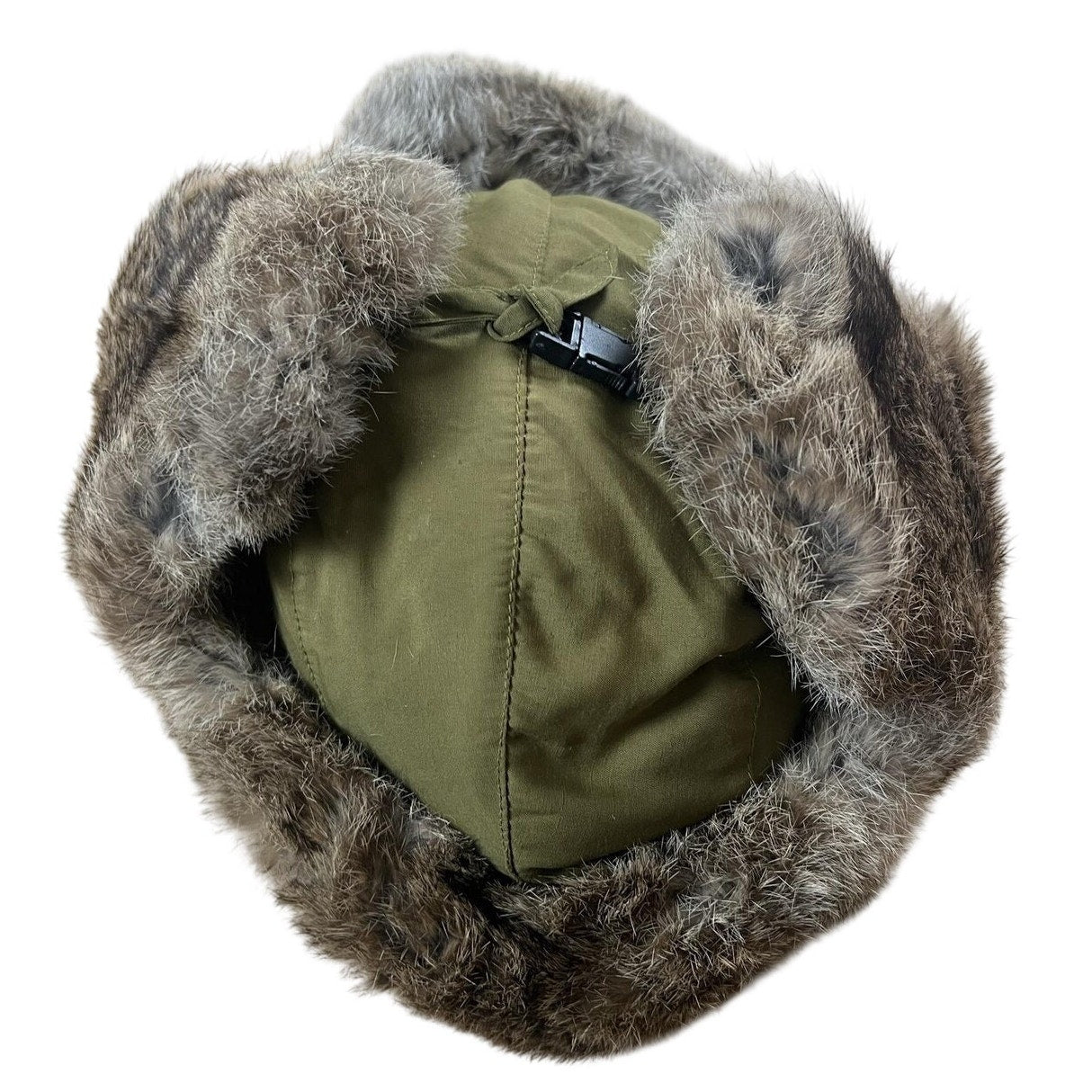 Trapper Hat Mens XL Brown Faux Fur Ear Flap Lined Insulated Adjustable Winter