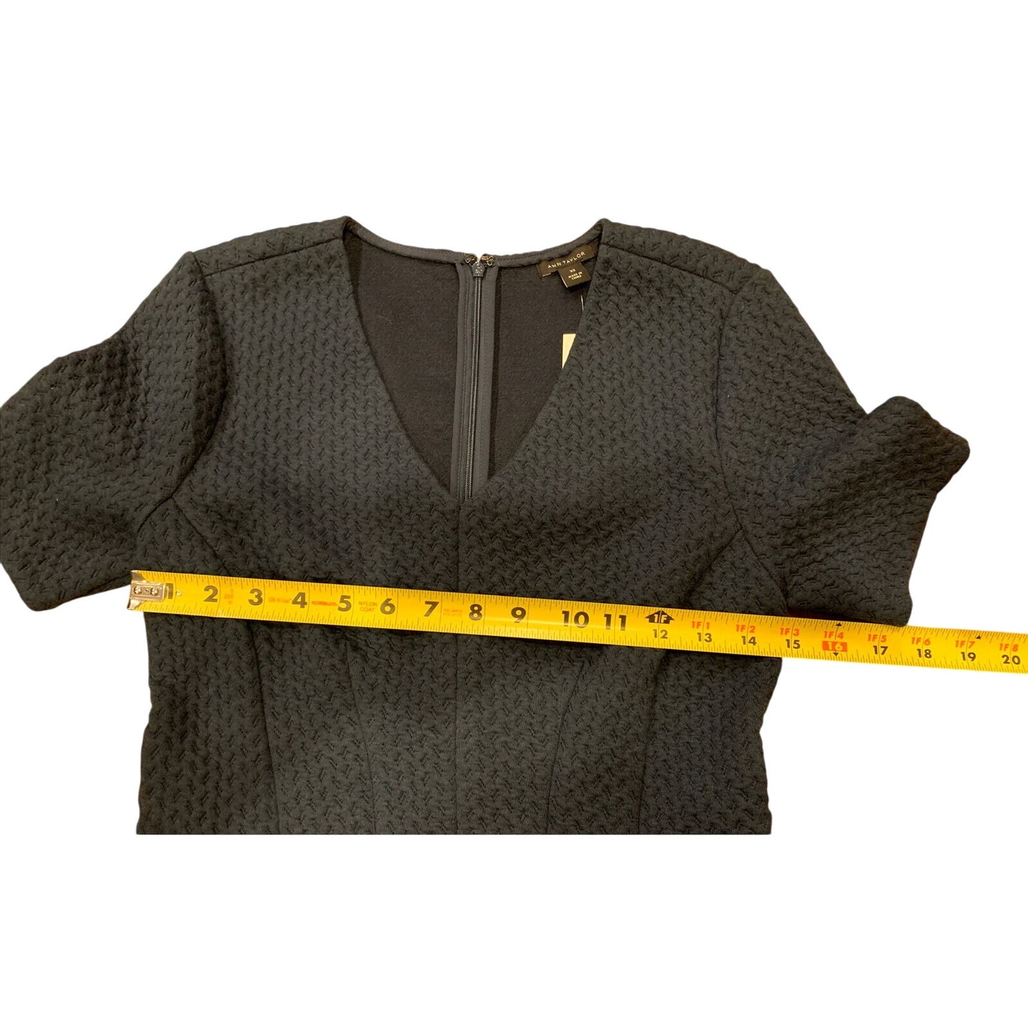 NWT Ann Taylor Blue short sleeve v-neck sweater shirt Size XS