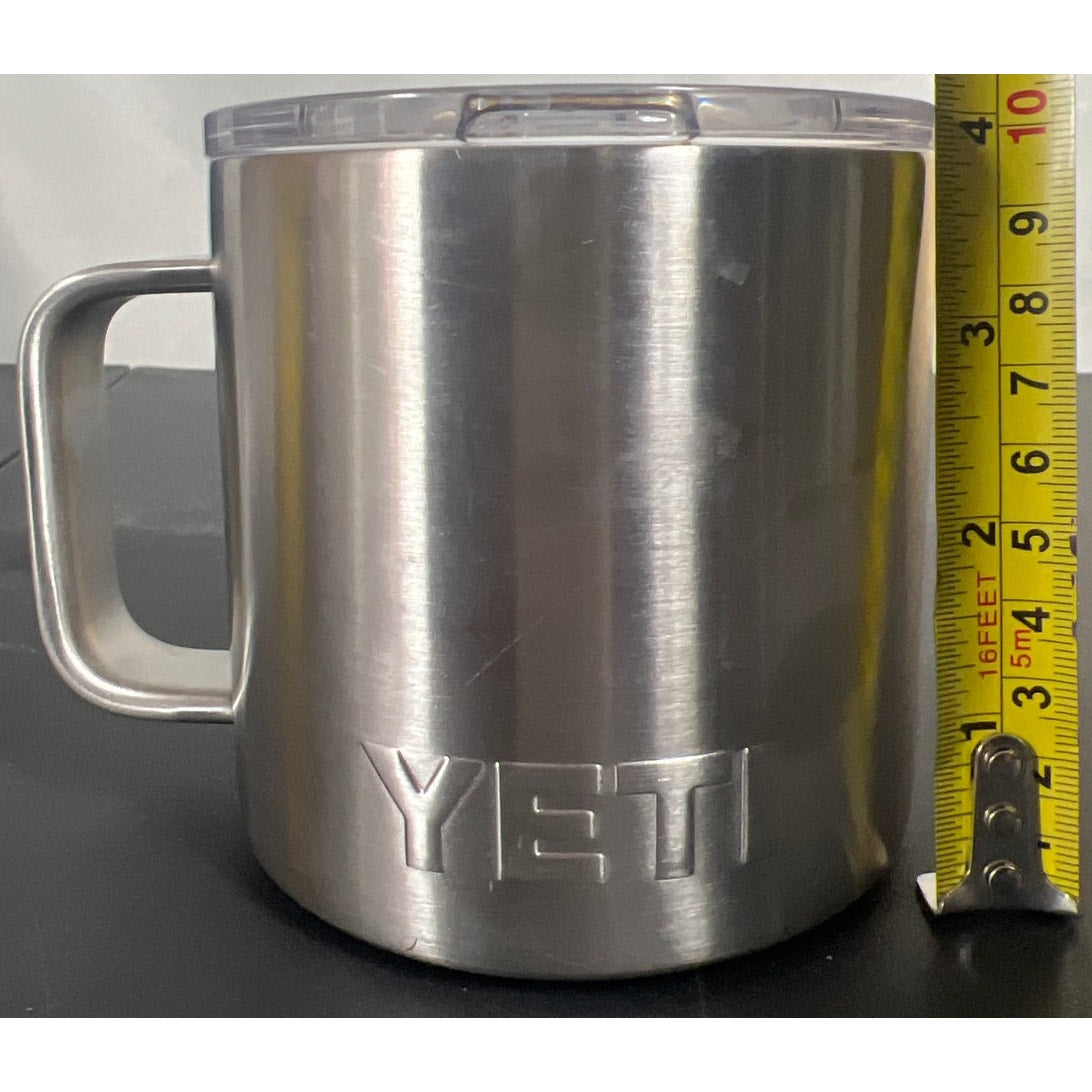 Yeti Smartwool Coffee Mug Rambler Silver W/ Lid