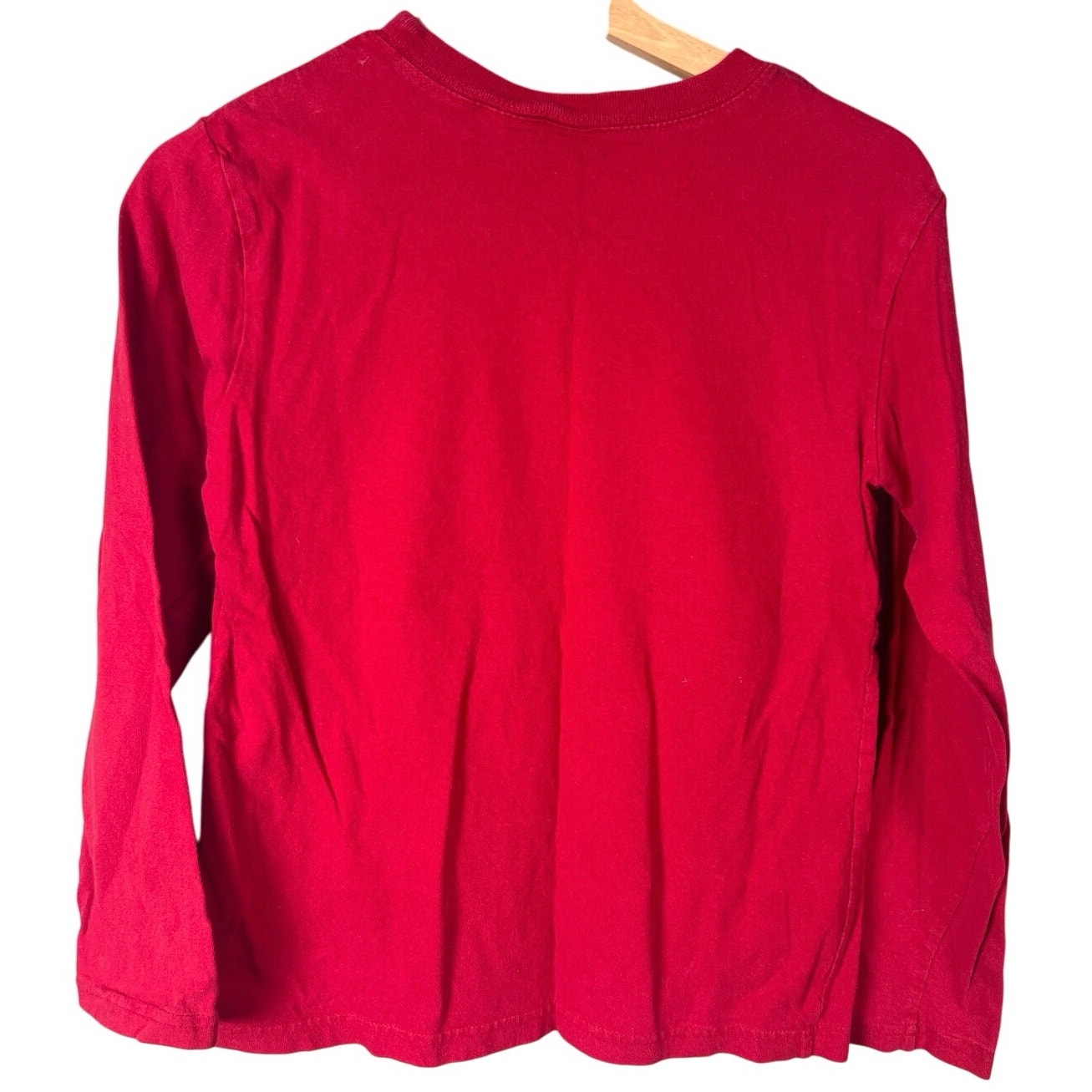 2008 New Super Mario Bros Nintendo Red Long Sleeve Large Kids