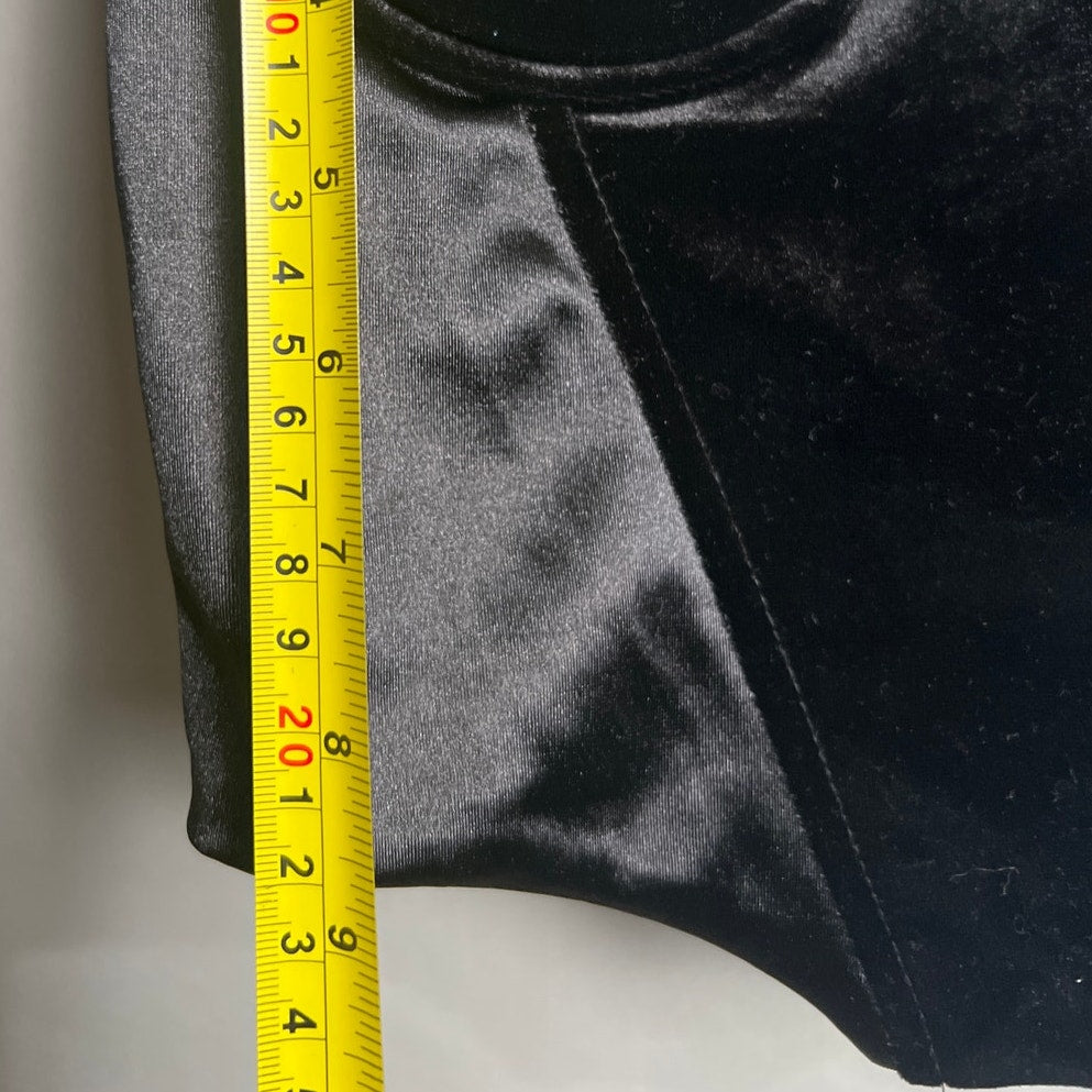 Petal + Pup NWT Size Small Black Velvet Women's Top