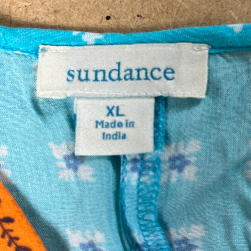 Sundance Butterfly Boho Mandala Flowy Blouse Size XL