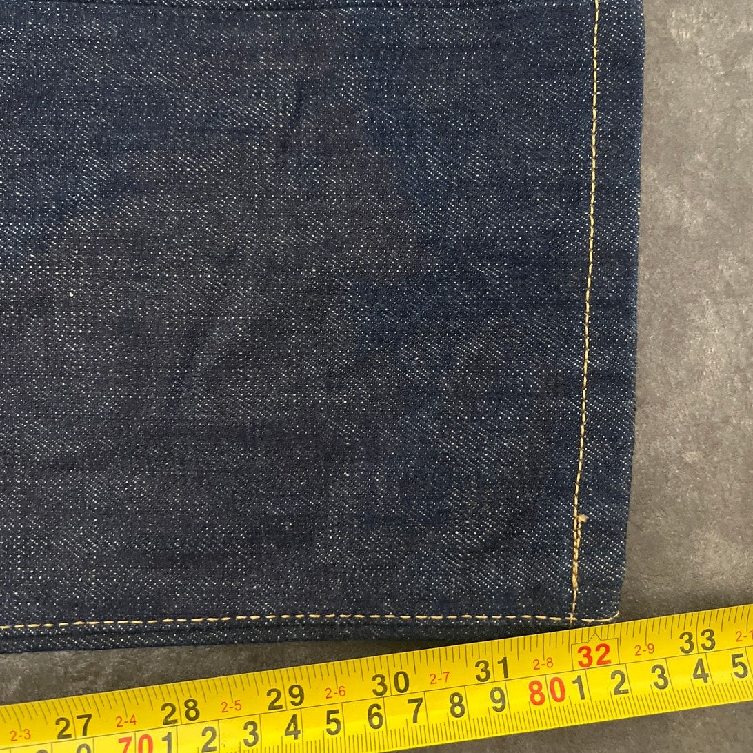Asphalte Size 30 Men Denim Jeans Raw Selvedge Made In Italy