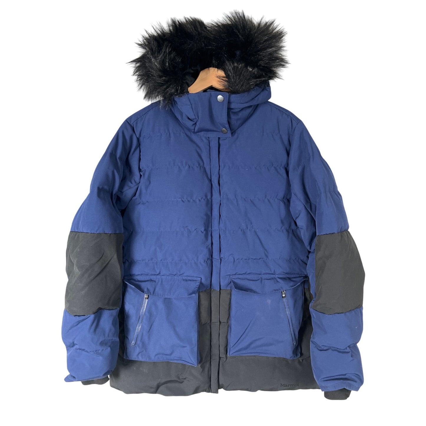 Marmot Size XL Puffer Jacket Women’s Polyester Lexi Down Navy/Blue