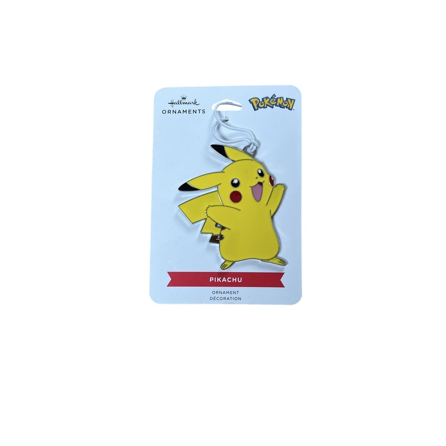 Hallmark Pokemon Pikachu Ornament Yellow Single Dangle Christmas Collectible