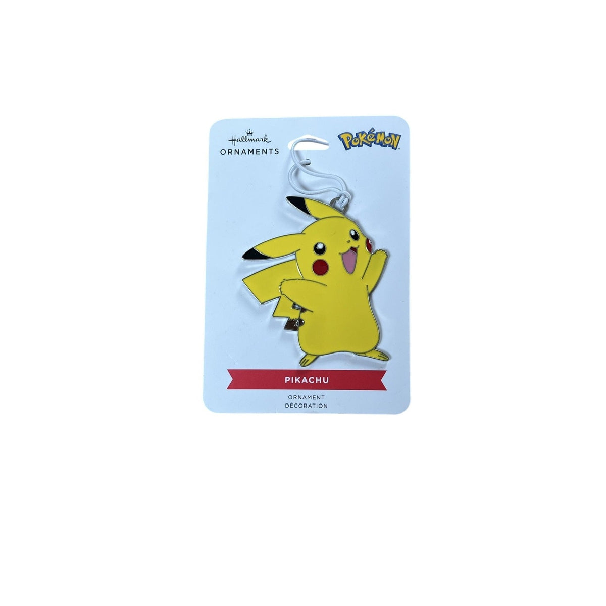 Hallmark Pokemon Pikachu Ornament Yellow Single Dangle Christmas Collectible