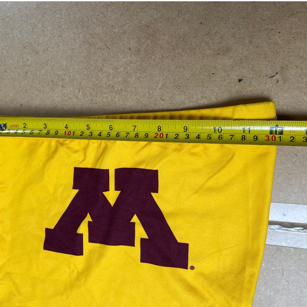 NWT University Of Minnesota Yellow Tube Top Size XS