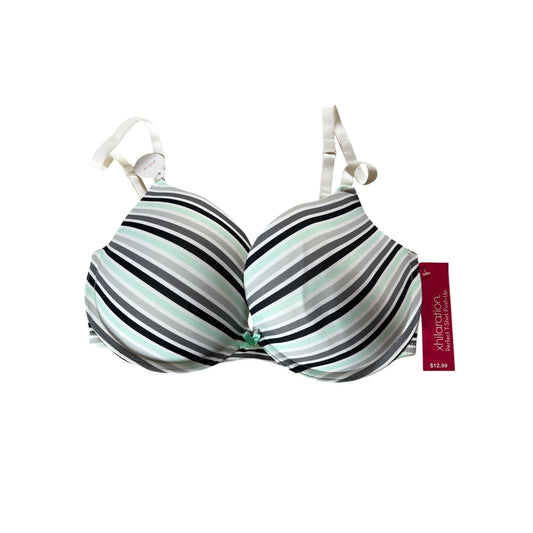 Xhilaration Bra Womens 36D Multicolor Striped T Shirt Push Up Padded Underwire